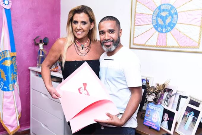 André machado quando foi carnavalesco da Rosas de Ouro - Foto: Leo Franco