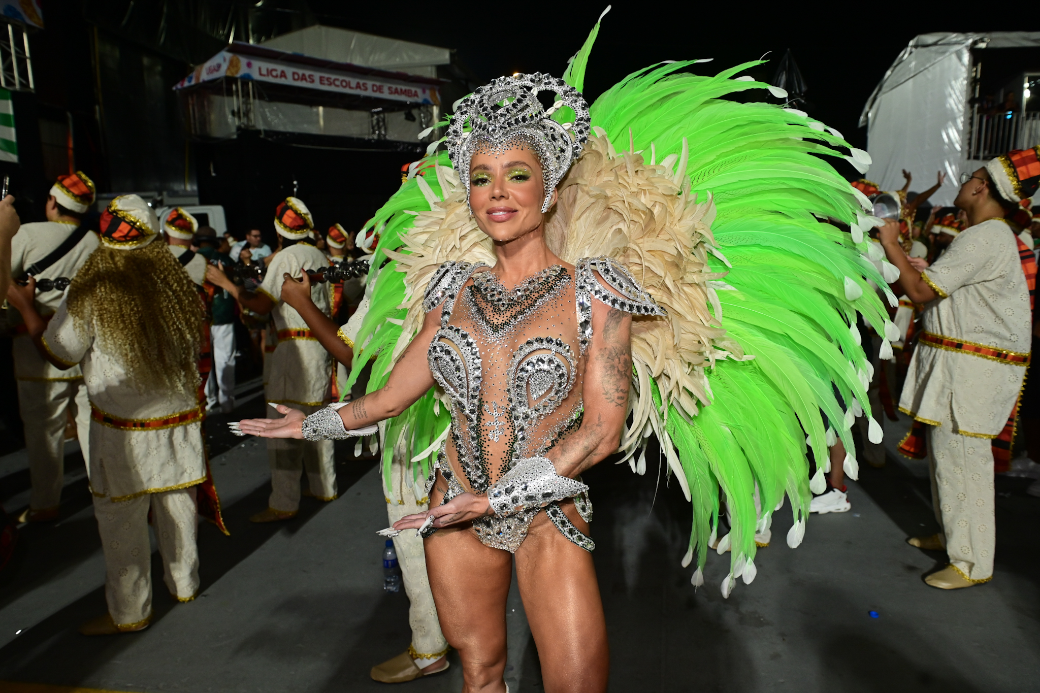 Camisa Verde e Branco (Desfile26)